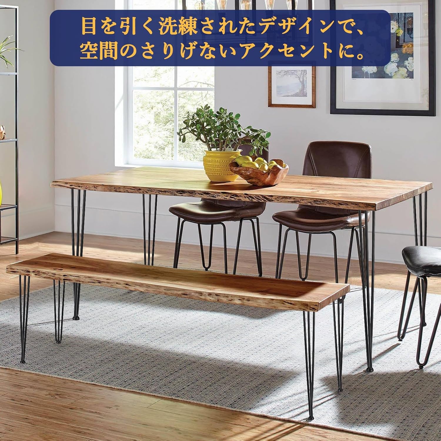 Amazon.co.jp: Euker（ユーカー）アイアンレッグ テーブル 脚 4本